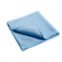 Салфетка микрофибра для стекла 40х40  плотность 270гр голубой  УрбаКлин/200