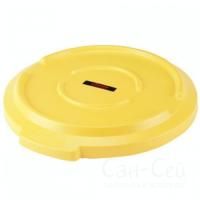 Титан крышка для контейнера 85 литров, желтая 