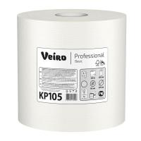 Полотенца бумажные в рулонах Vieiro KP105 с центральной вытяжкой Basic 300 метров, 1-слойные/6