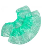 Бахилы ПВД  прочные, зеленые, комплект 50 пар, 2,8 гр. 20 мкм/3500  