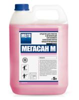 МЕГАСАН-М 5л средство для очистки и дезинфекции сантехники и кафельной плитки концетрированное 
