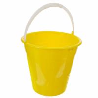 Ведро пластмассовое 5 литров, желтое