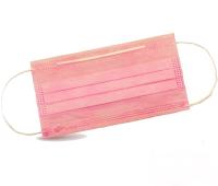 Маска медицинская Медикосм 3-х слойная, розовая, комплект 50 шт, пакет МС-МР175С
