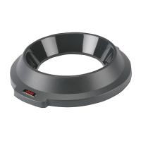 Титан крышка для контейнера воронкообразная 120 литров, темно-серая, 137795