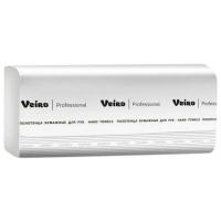 Полотенца для рук Veiro Professional Comfort  КV210  V-сложения  1-сл.белые  250л в упак/15