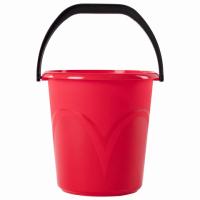 Ведро пластмассовое 8 литров, красное, Лайма 603892