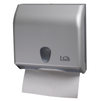 Диспенсер для полотенец Lime V-сложения, серый, 926001