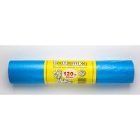 Мешки Ромашка ПНД 120л 70*100см  11мкм 50шт в рулоне,синий 