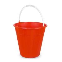 Ведро пластмассовое 10 литров, оранжевое