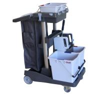 Комплексная тележка ВолеоПро: ведро 2х25л с вертикальным отжимом,голубой 2х25 л 145119