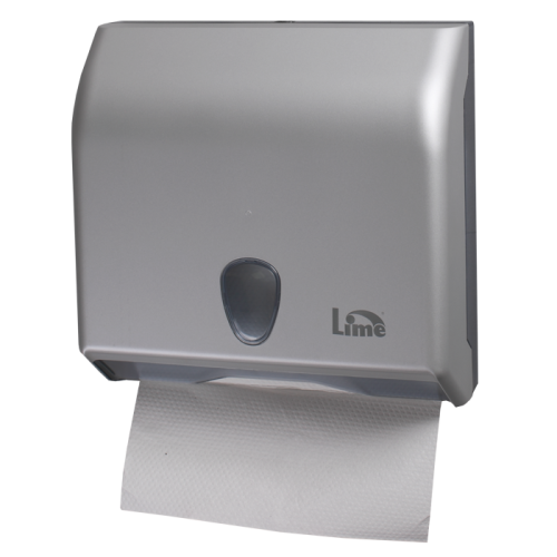 Диспенсер для полотенец Lime V-сложения, серый, 926001