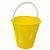 Ведро пластмассовое 5 литров, желтое