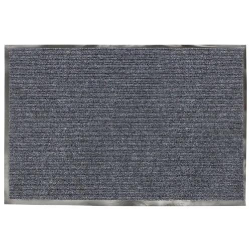 Коврик входной ворсовый влаго-грязезащитный 90×120 см., толщина 7 мм., серый  