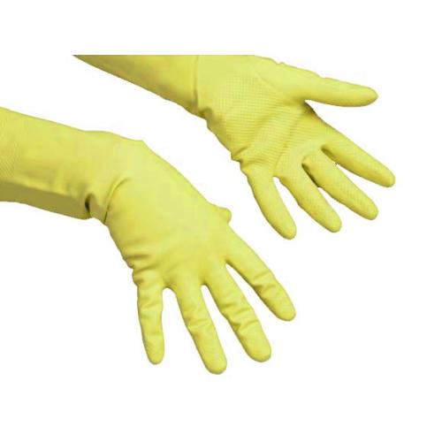 Резиновые перчатки Контракт M/7,5-8, желтый 101017