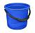 Ведро пластмассовое 10 литров, голубое